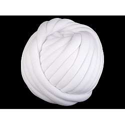 Fir tubular cu umplutură Marshmallow la metru, 750 g - alb