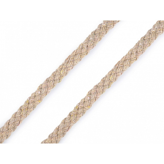 Twisted Cotton Cord / String Ø5 mm - burlap, 45 Buc.