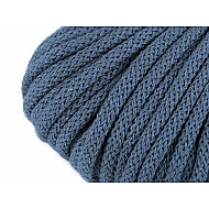 Cord / String Yarn Ø5 mm - darkblue-grey, 10 ml.