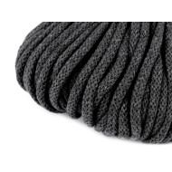 Cord / String Yarn Ø5 mm - anthracite, 10 ml.