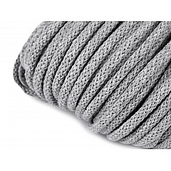 Cord / String Yarn Ø5 mm - lightgrey, 10 ml.