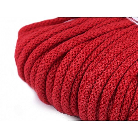 Cord / String Yarn Ø5 mm - red, 10 ml.