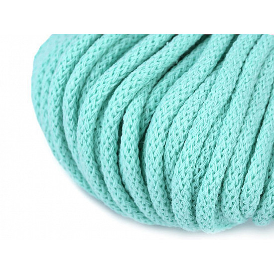 Cord / String Yarn Ø5 mm - mint, 10 ml.