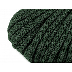 Cord / String Yarn Ø5 mm - green forest, 50 ml.