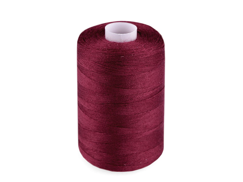 Polyester Sewing Thread NTF 40/2, 1000 m - light wine red