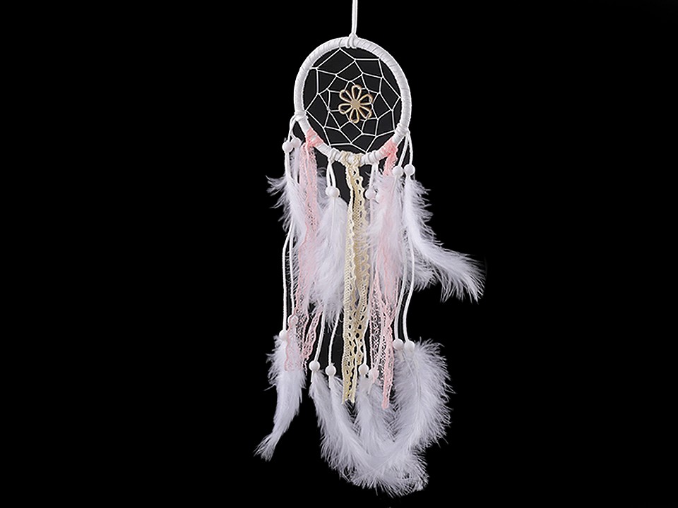 Dreamcatcher cu pene, 11 x 50 cm