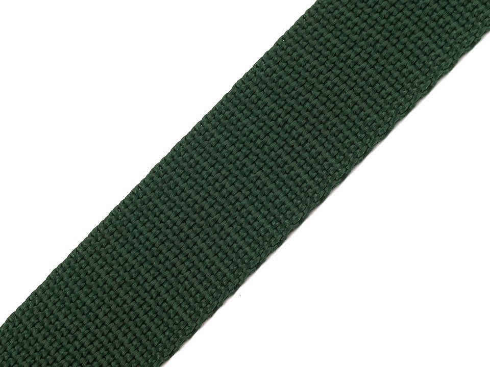 Polypropylene Webbing width 25 mm, moss green