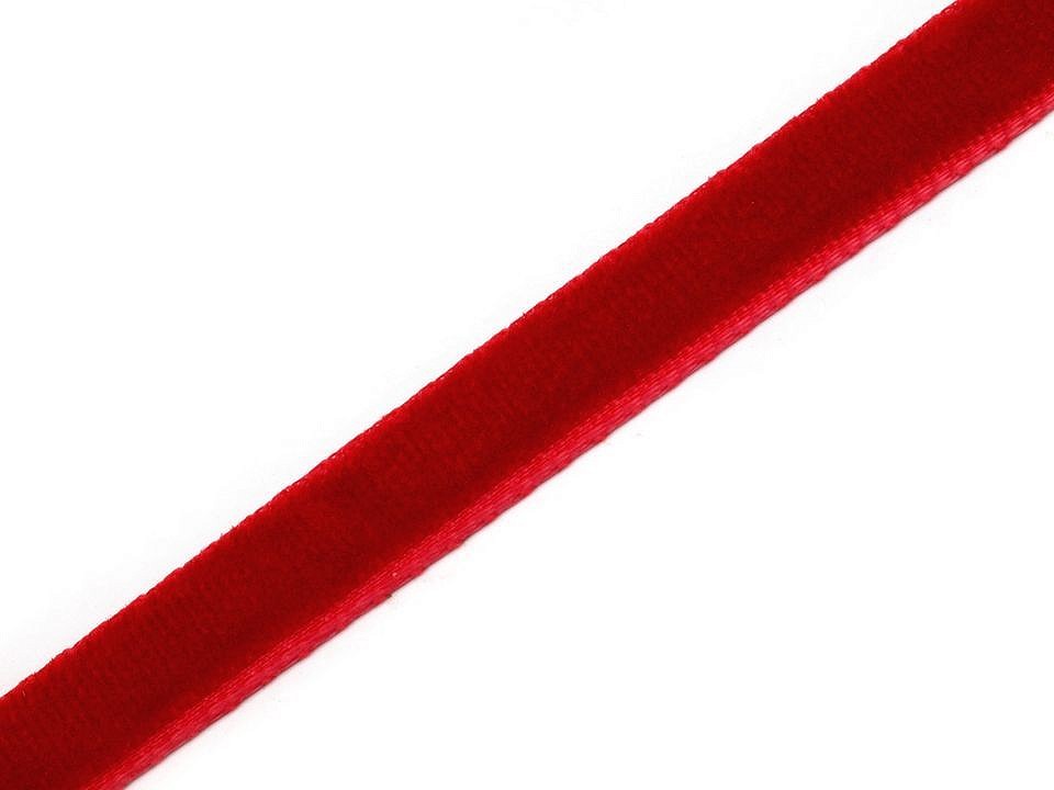 Velvet Ribbon width 6 mm, Red