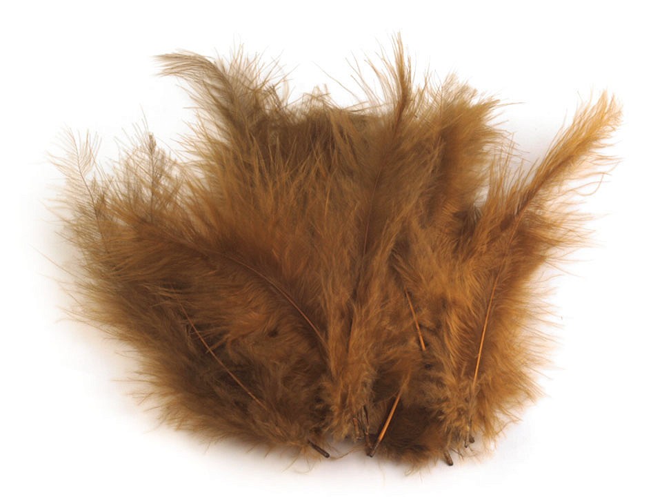 Ostrich Feathers length 9-18 cm, brown