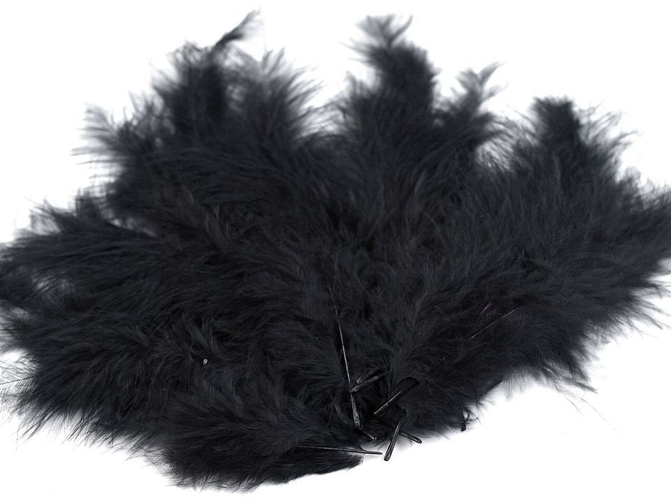 Ostrich Feathers length 9-18 cm, black