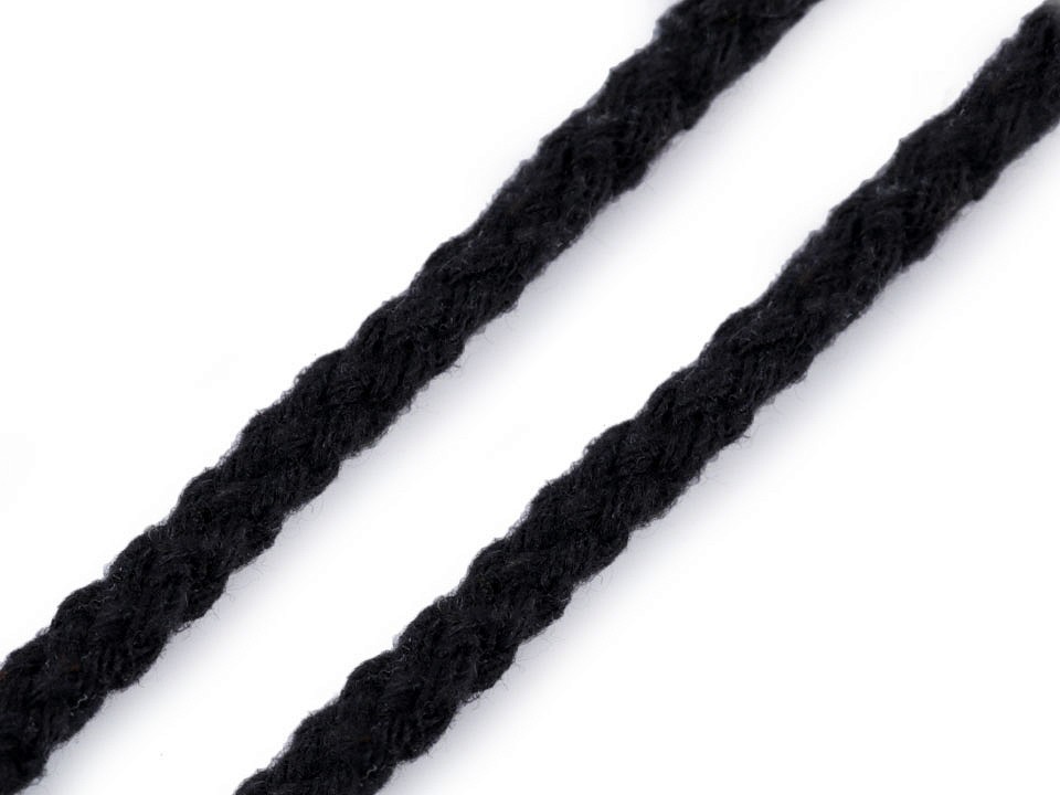 Aparel Cord String Ø5 - 7 mm (card 10 m) - black