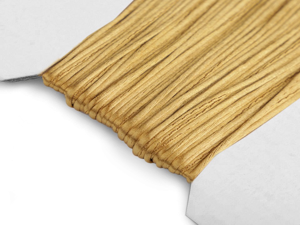 Satin String Ø1 mm (card 25 m) - gold