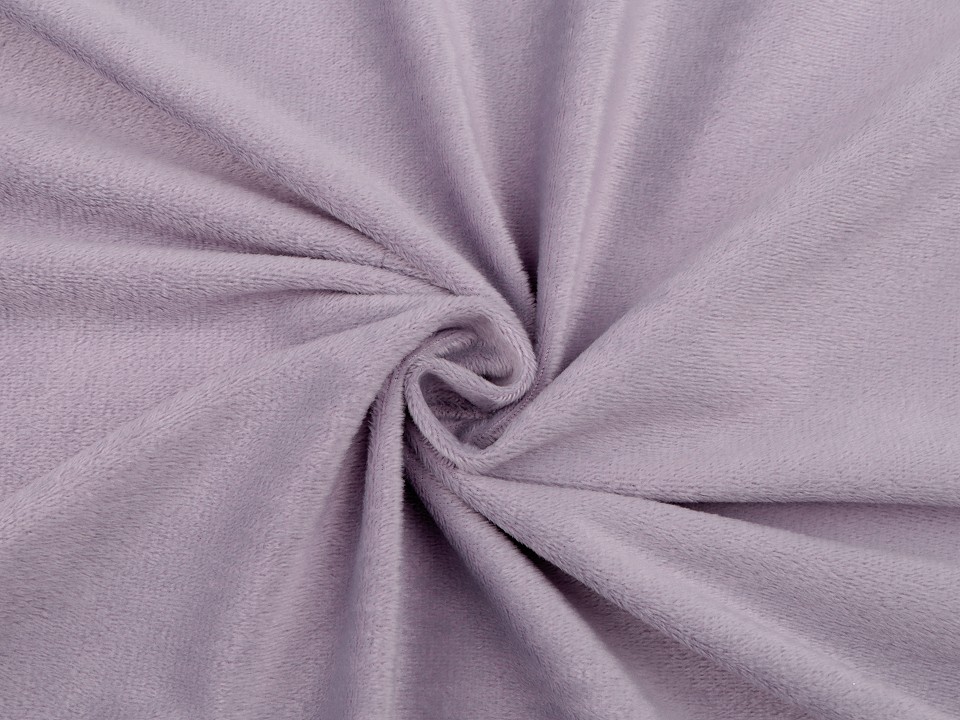 Micropluș / Soft Fleece Minky, la metru - violet pastel