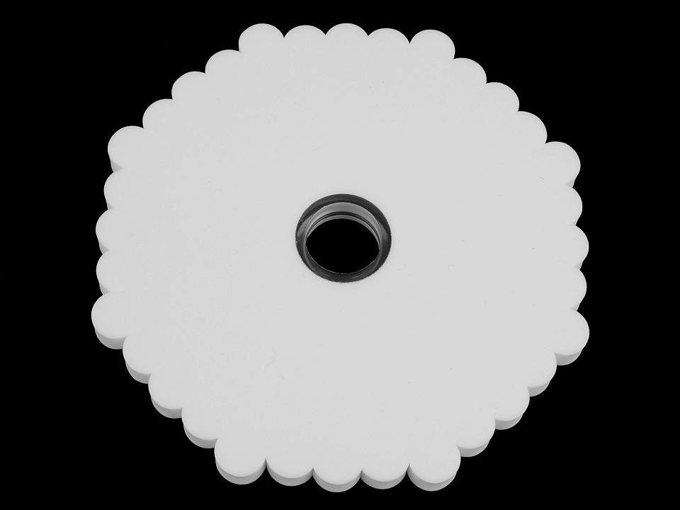 KUMIHIMO MOBIDAI Octagonal Braiding Disc, white