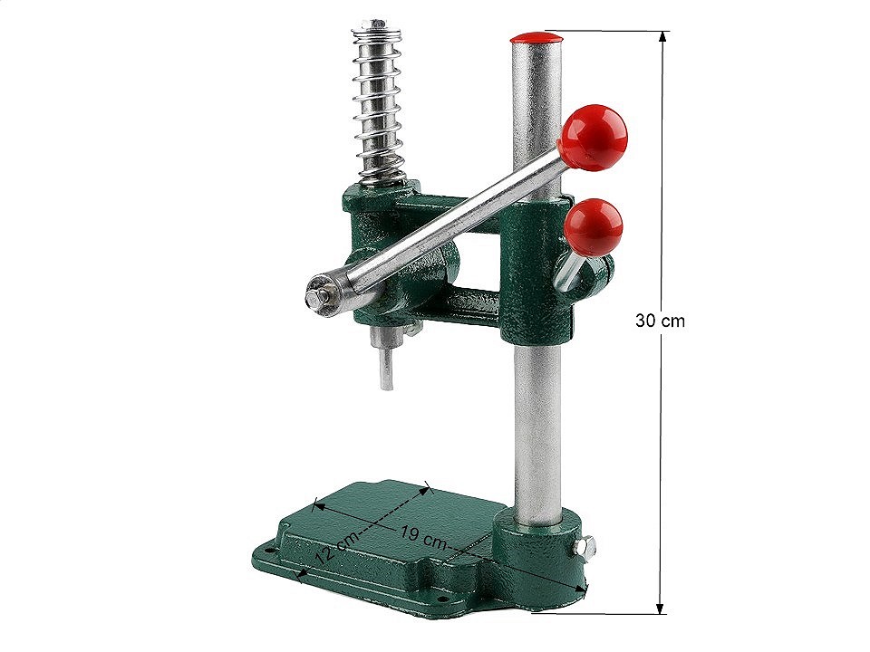 Hand Press Button Machine, green