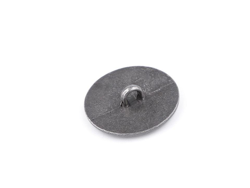 Metal Button size 40, nickel antik, 20 pc.