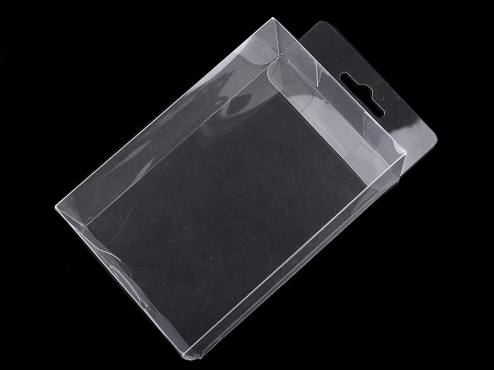 Clear Packaging Box with Hang Hole (package 10 pc.)