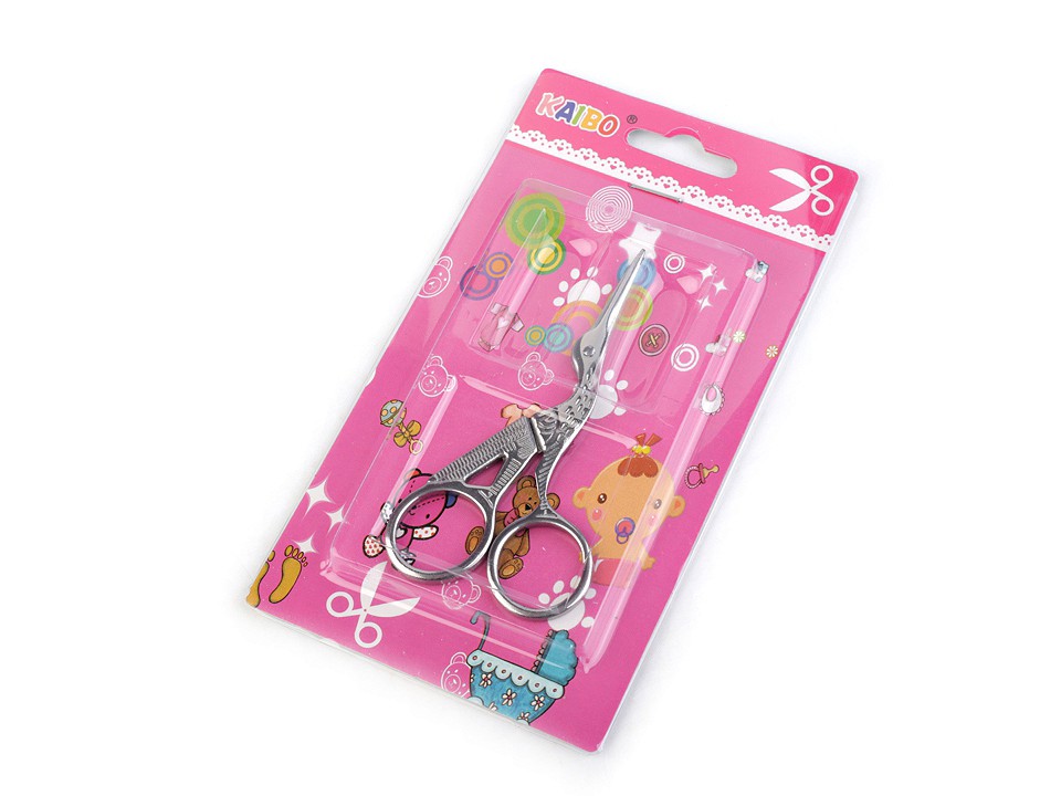 Stork Embroidery Scissors length 9 cm