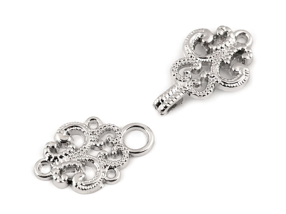 Decorative Filigree Fastening, nickel