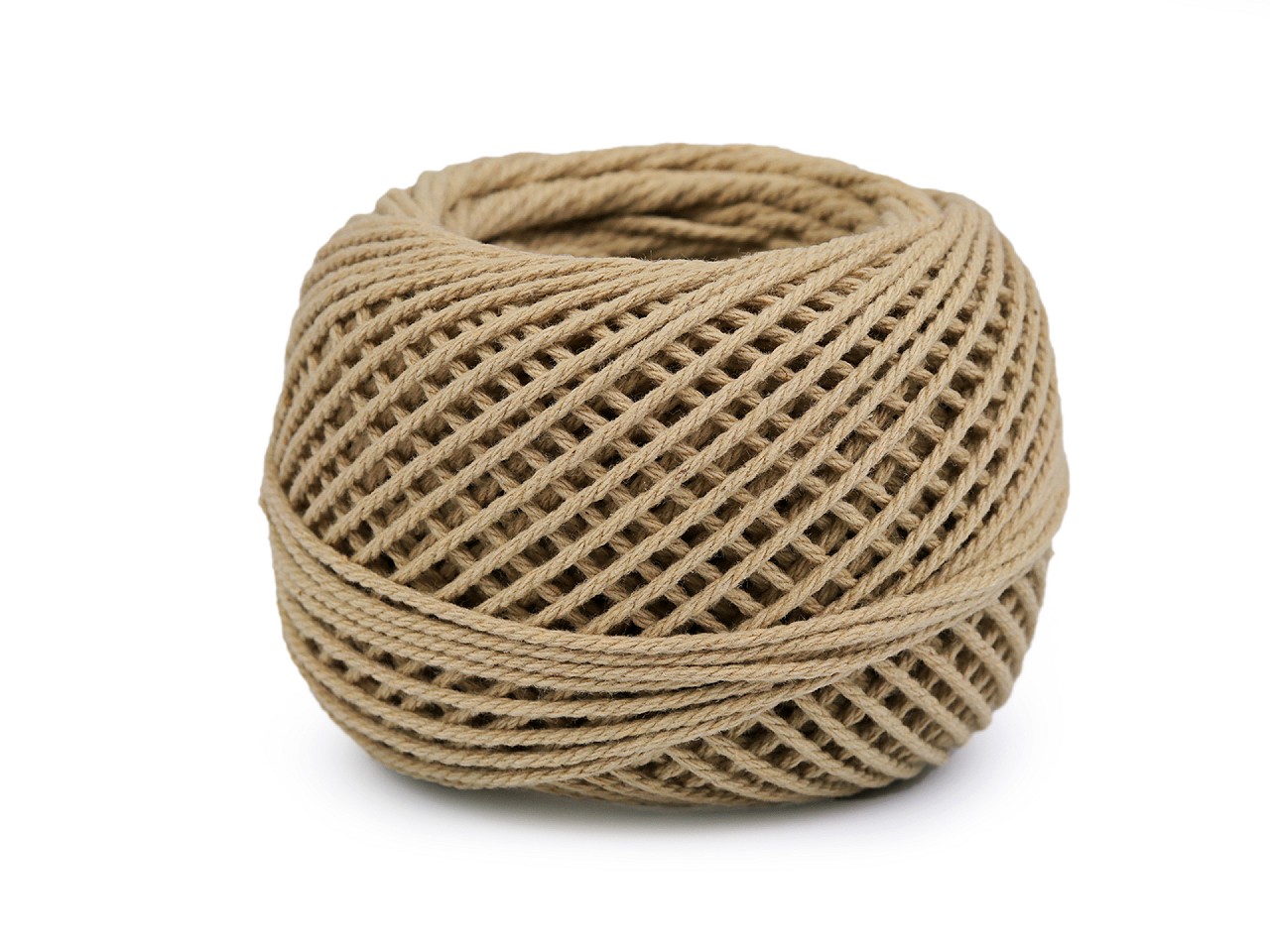 Cotton Crochet Yarn 40 g, burlap