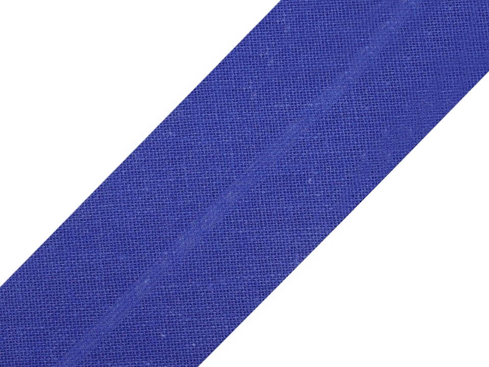 Single Fold Bias Binding cotton width 20 mm (card 25 m) - navy blue