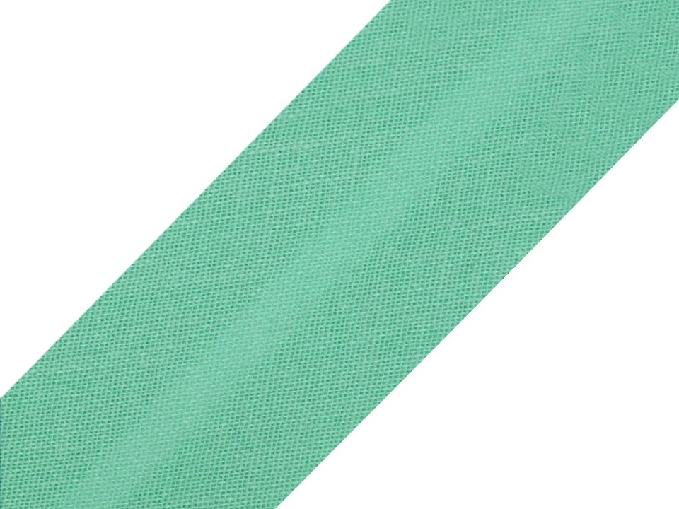 Single Fold Bias Binding cotton width 20 mm (card 25 m) - mint