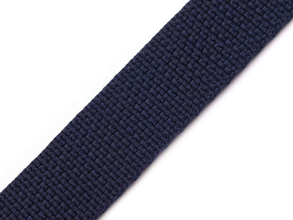 Polypropylene webbing width 30 mm, dark blue, 5 m