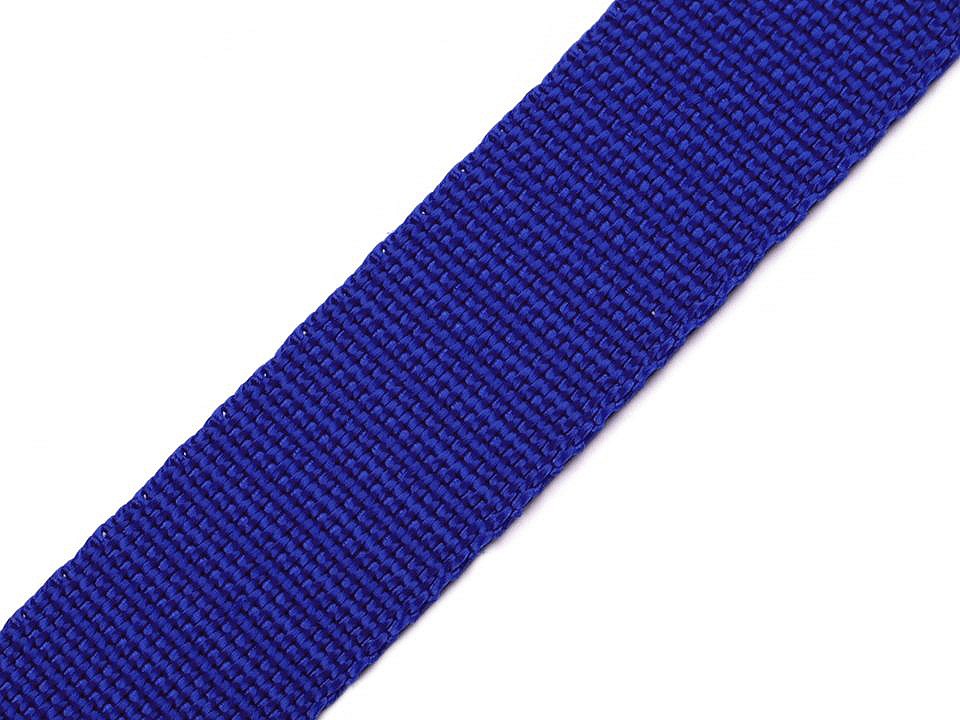 Polypropylene webbing width 30 mm, king blue, 5 m