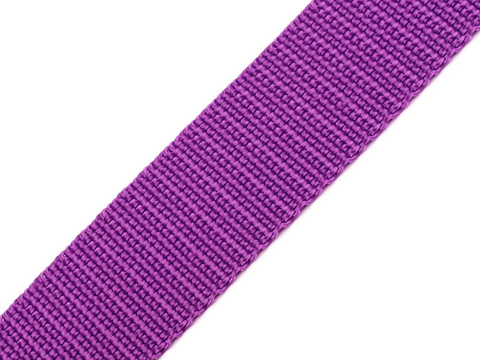 Polypropylene webbing width 30 mm, violet, 5 m