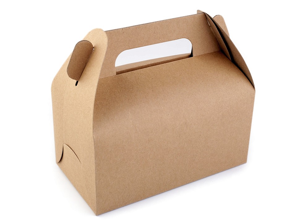 Paper Box Natural with Handle