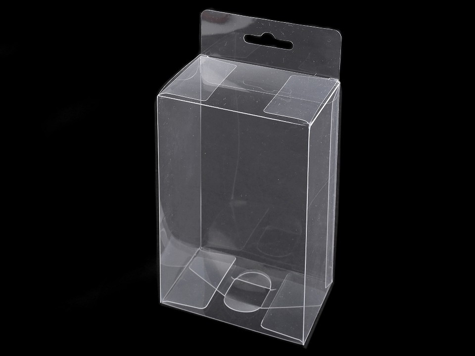 Clear Packaging Box with Hang Hole (package 10 pc.)