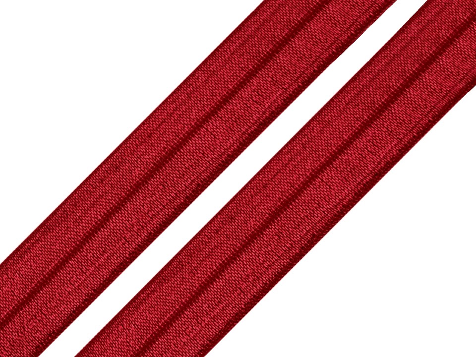 Elastic bias, lățime 20 mm (card 25 m) - bordo