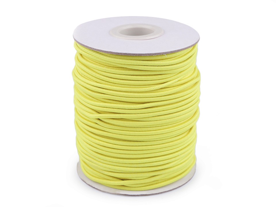 Elastic rotund, Ø2 mm (rola 50 m) - galben