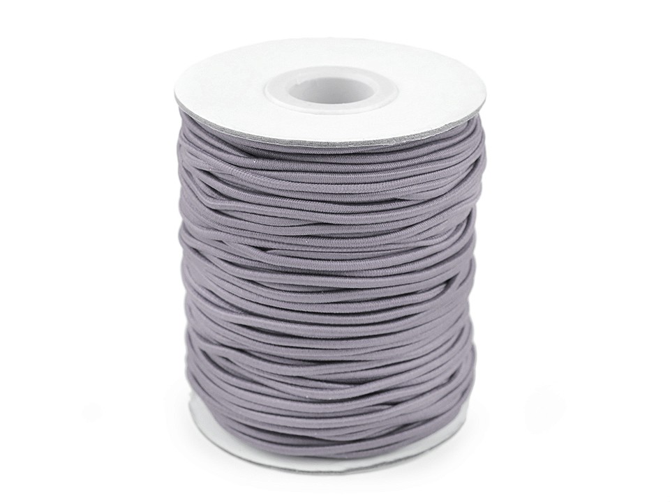 Elastic rotund, Ø2 mm (rola 50 m) - gri mediu