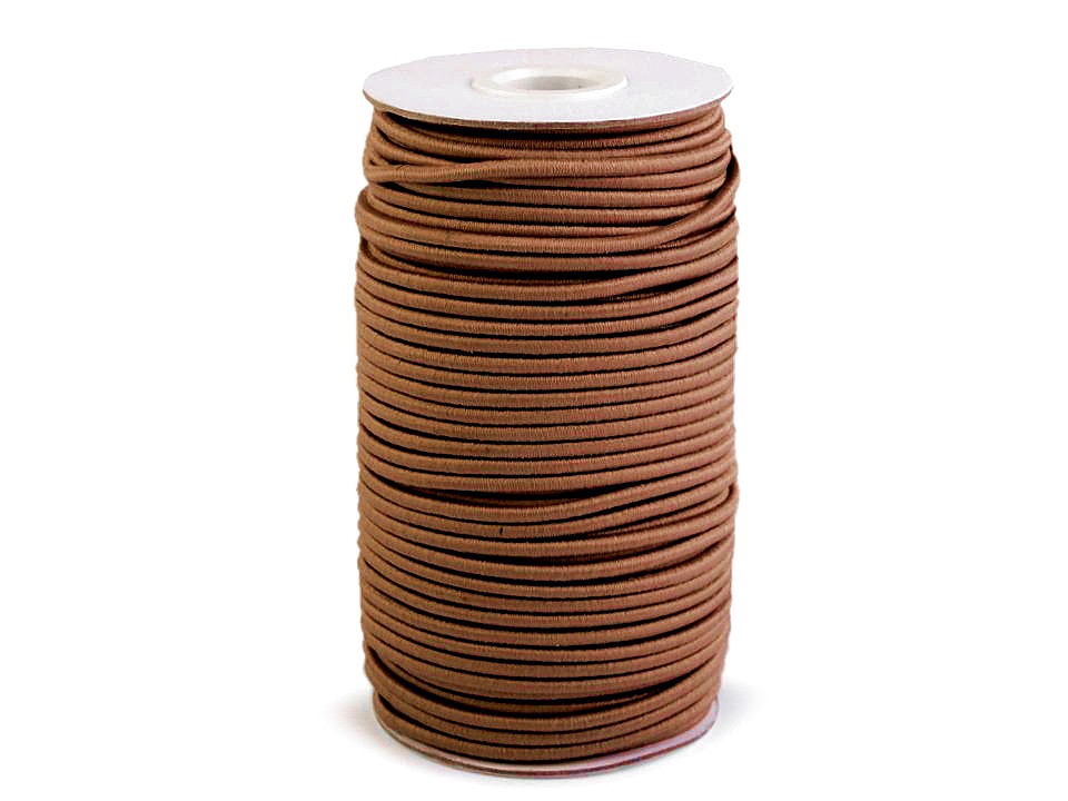 Elastic rotund, Ø3 mm (rola 50 m) - maro