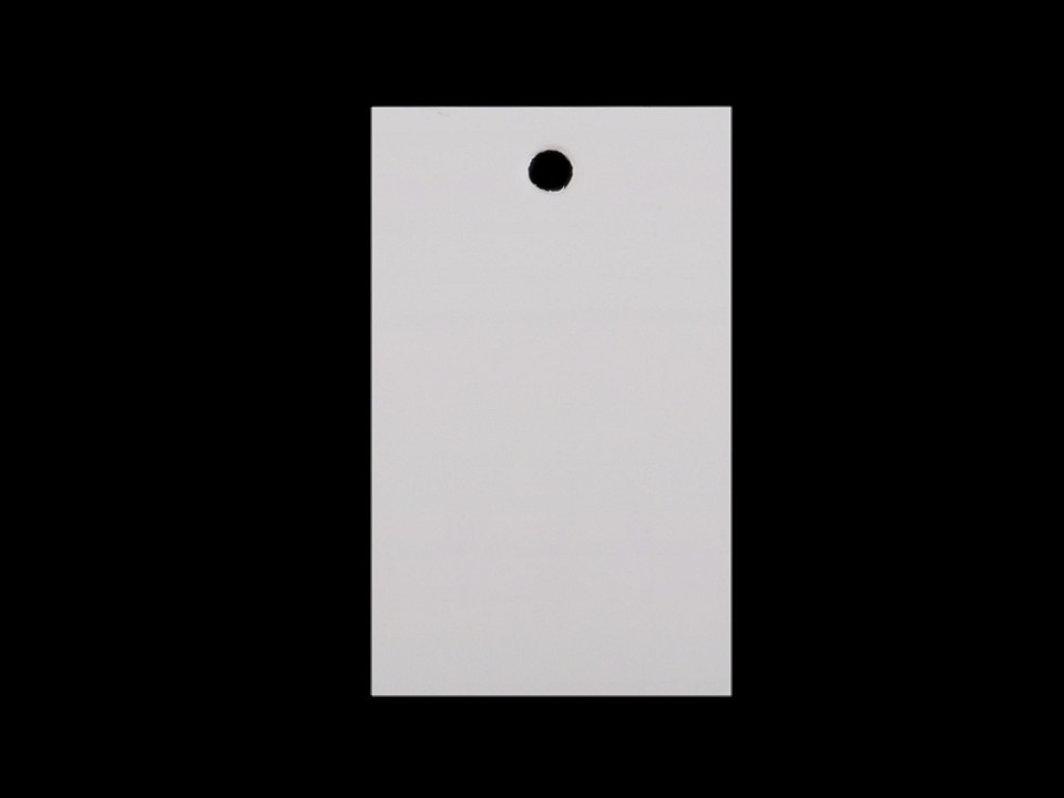 Paper Tag / Name Tag 30x50 mm (package 250 pc.) - white