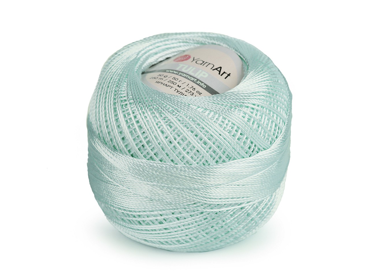 Crochet Yarn Tulip 50 g, mint, 6 pc.