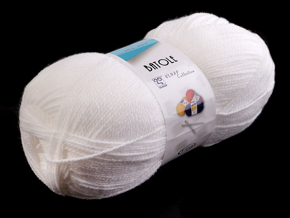 Knitting Yarn Batole 100 g - white