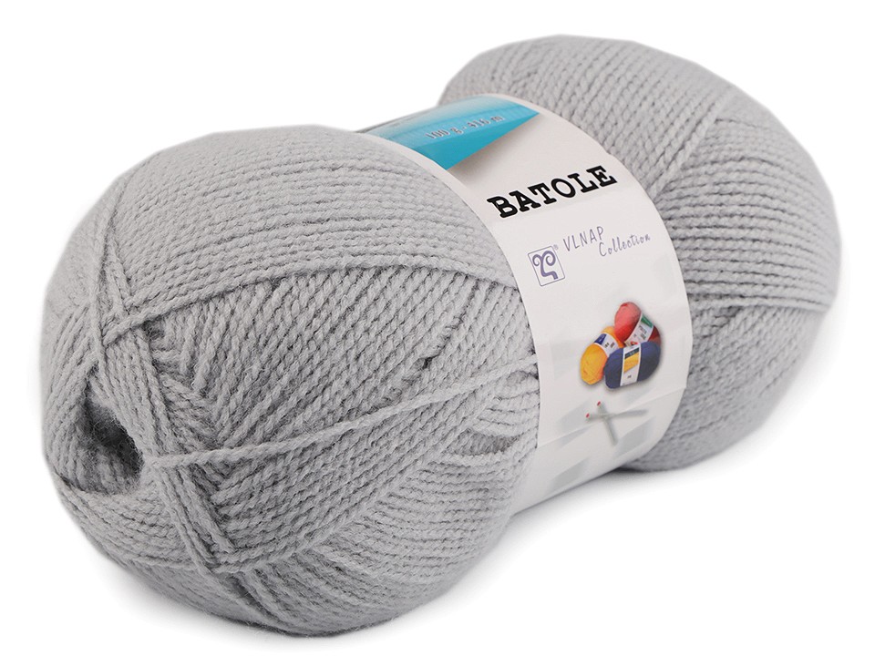 Knitting Yarn Batole 100 g - very light grey