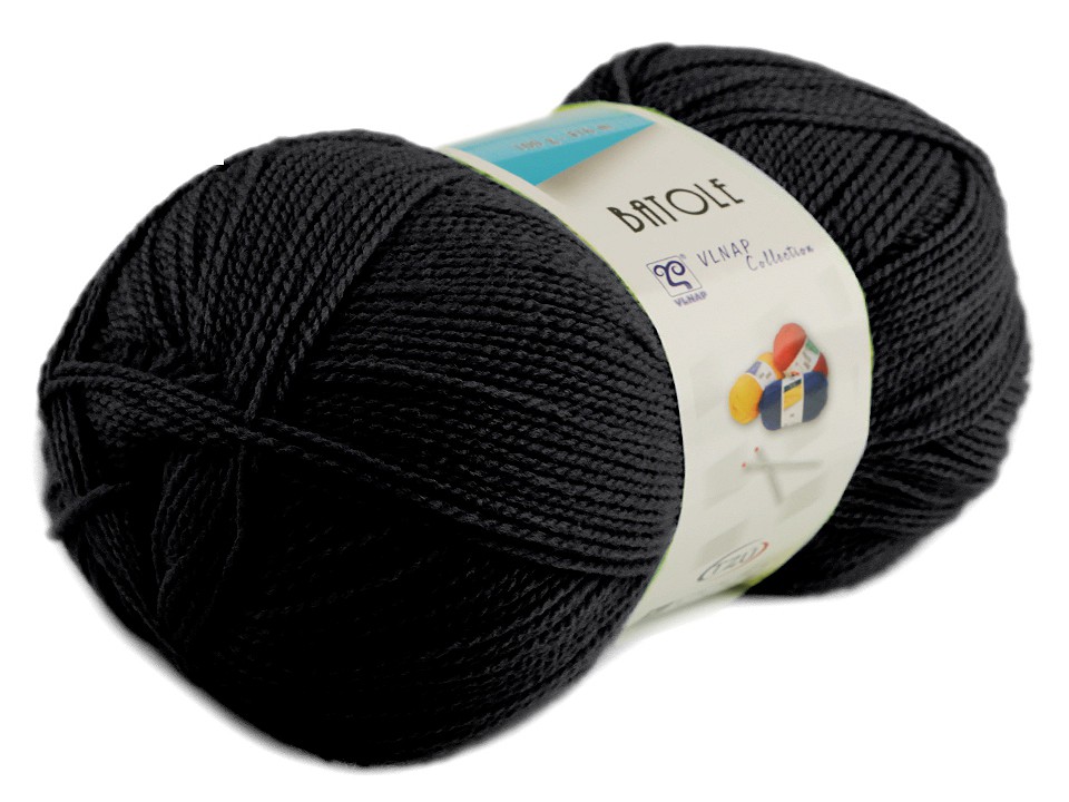 Knitting Yarn Batole 100 g - black