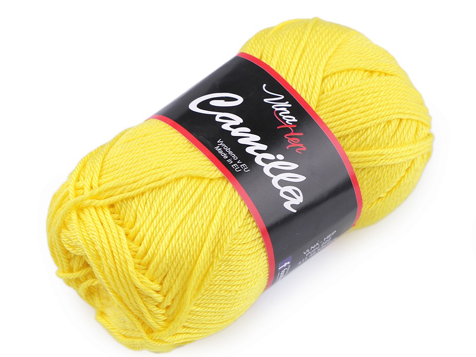 Knitting Yarn Camilla 50 g - yellow