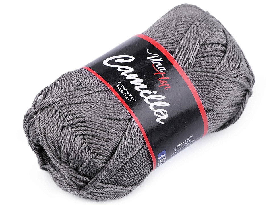 Knitting Yarn Camilla 50 g - gray - dark