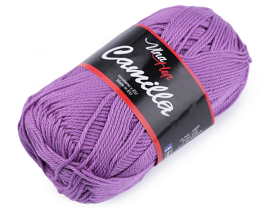 Knitting Yarn Camilla 50 g - dark purple