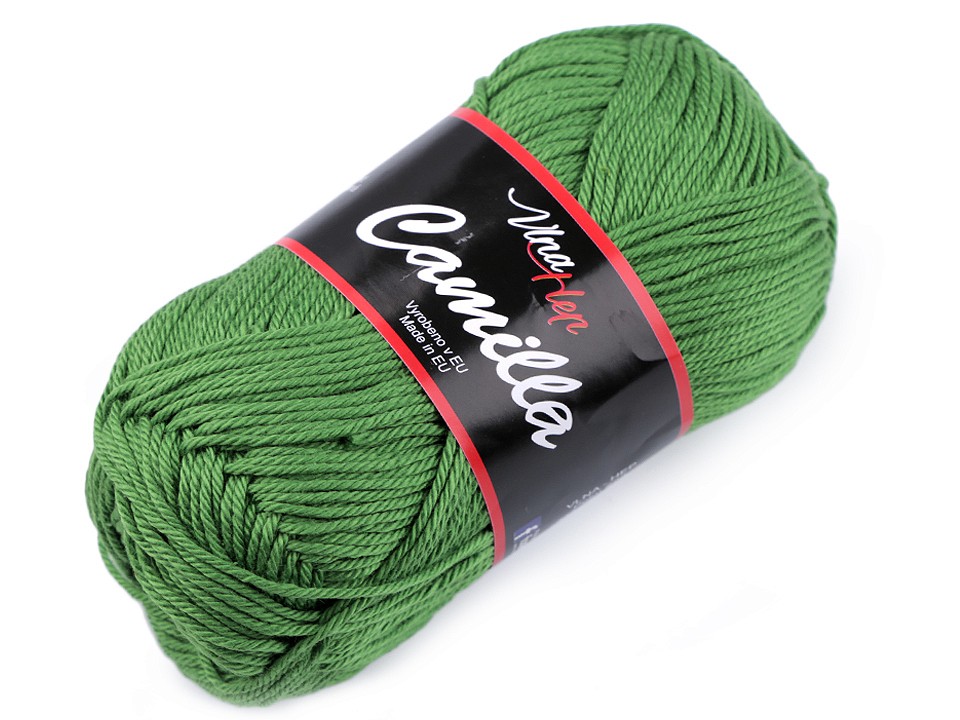 Knitting Yarn Camilla 50 g - grass green