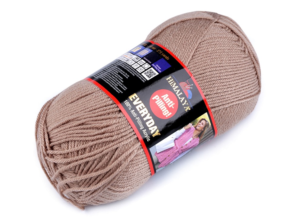 Knitting Yarn Everyday 100 g - darkbeige