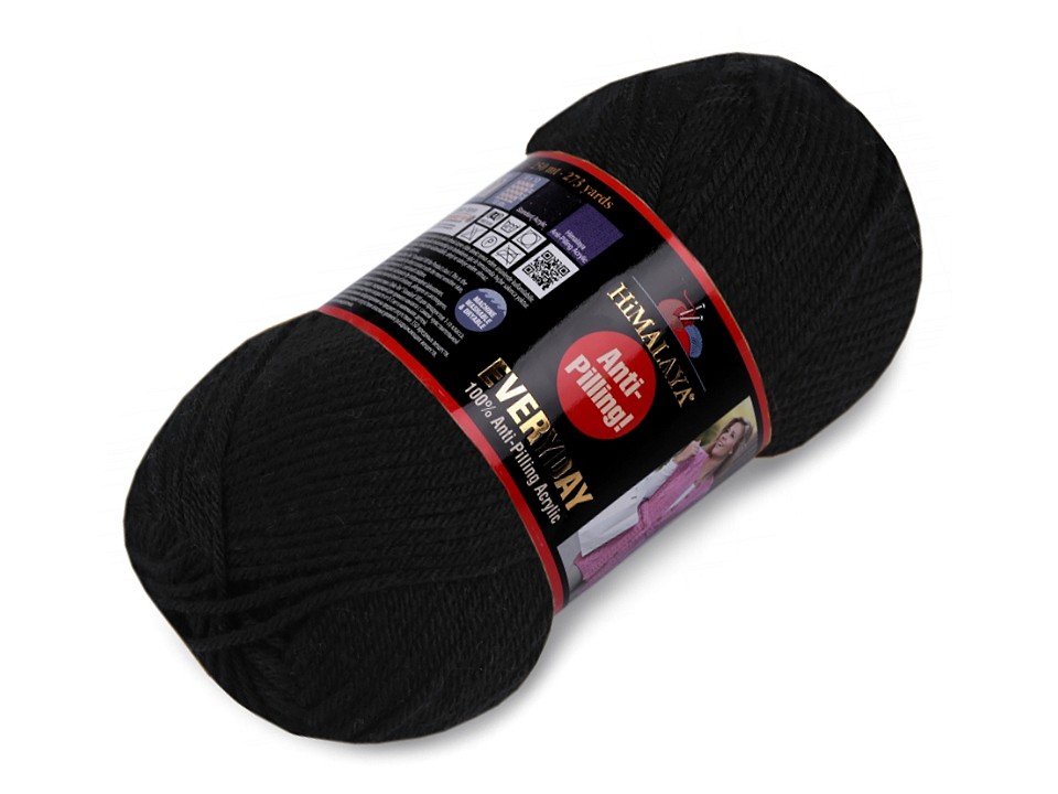 Knitting Yarn Everyday 100 g - black