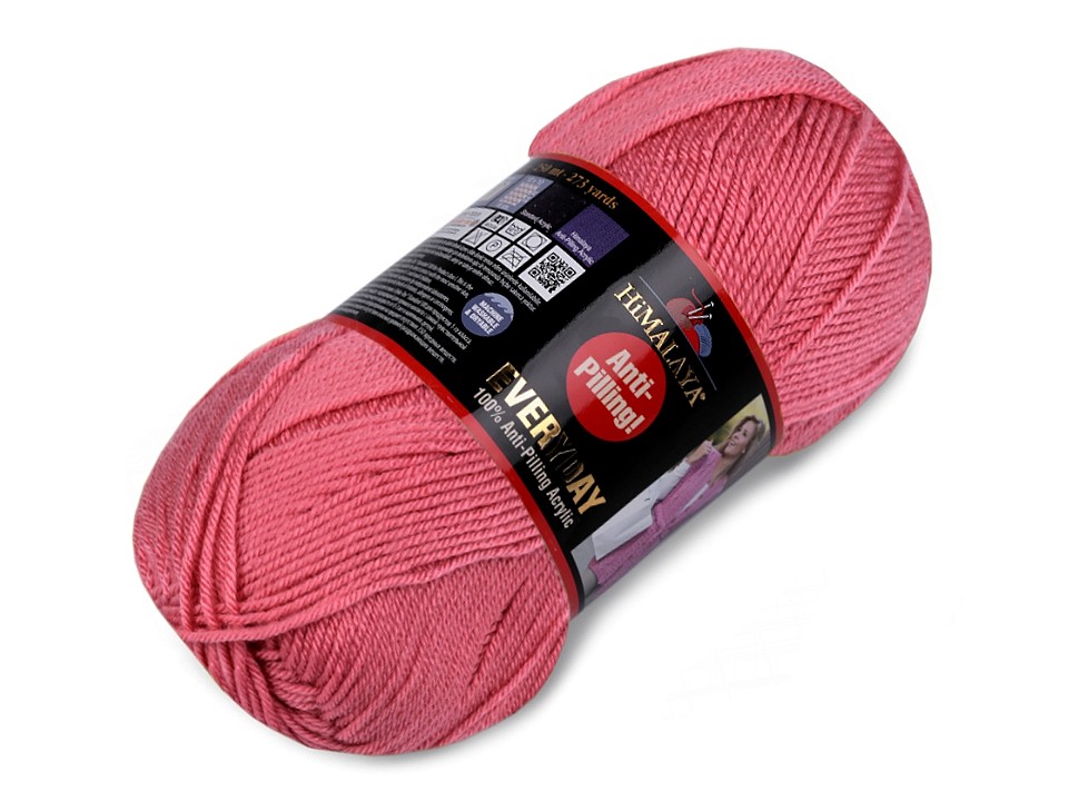 Knitting Yarn Everyday 100 g - darkpink