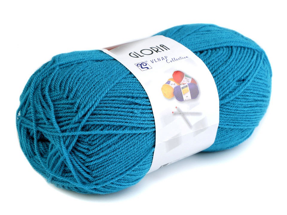 Knitting Yarn Gloria 50 g - blue turquise