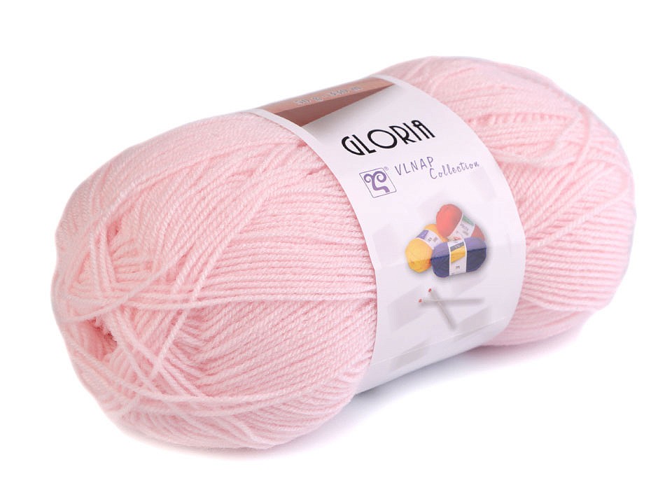 Knitting Yarn Gloria 50 g - pale pink