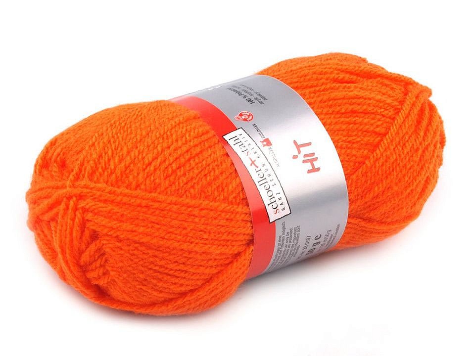 Knitting Yarn 50 g Hit - orange